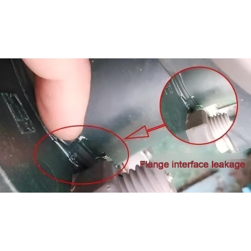 Cette pompe fuit. Quelle est la cause de ce problème ?