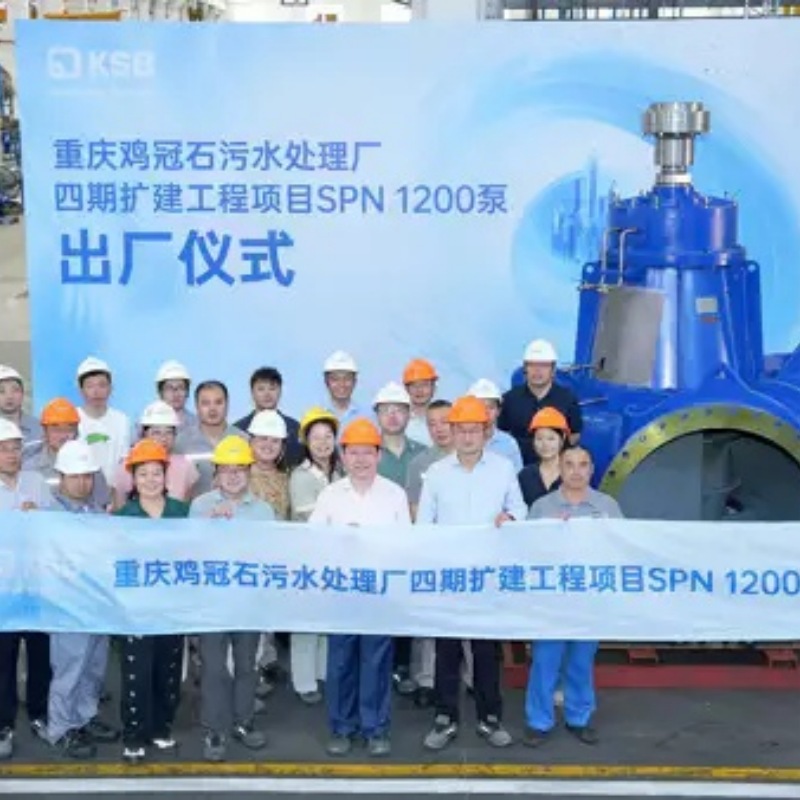 Où vont 1,2 million de tonnes d'eaux usées ? La mission écologique de la pompe à eau « géante » de KSB.