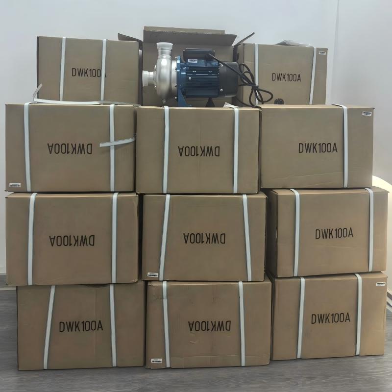 30 pompes centrifuges monocellulaires en acier inoxydable de la série DWK, livraison en Grèce