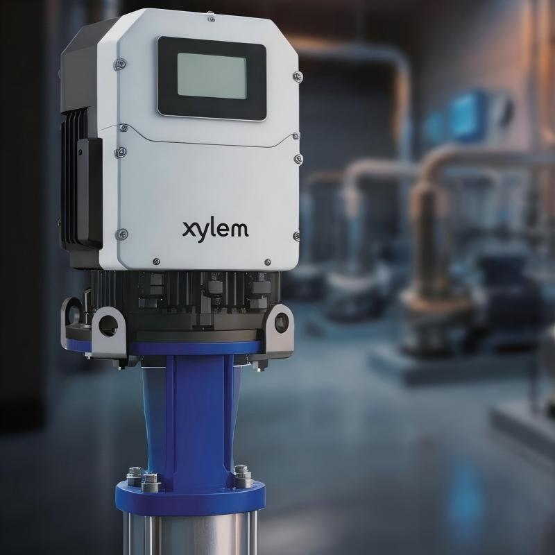 La pompe verticale multicellulaire à fréquence variable et à aimant permanent intégré e-SVXD de Xylem a été officiellement lancée.